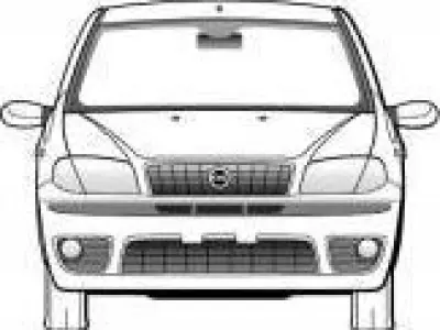 car new face 206 3D model