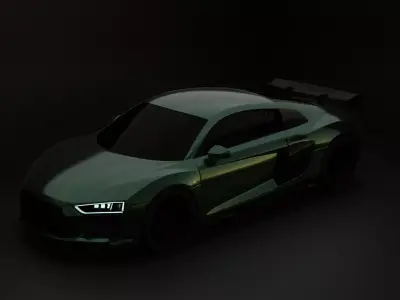 Audi r8 car detailed model 3D model
