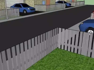 street plan of residential building Free low-poly 3D model