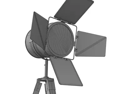 Floor Lamp - Adhil -  Low-poly 3D model