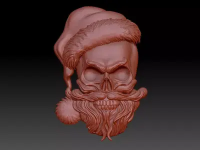 New Year  skeleton 3D print model