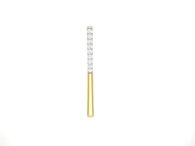 Women Earrings STL OBJ FBX Renders Details 3D print model