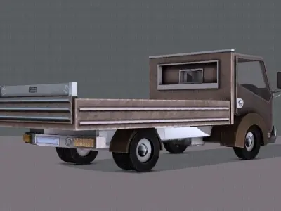 Truck Cartoon Low-poly 3D model