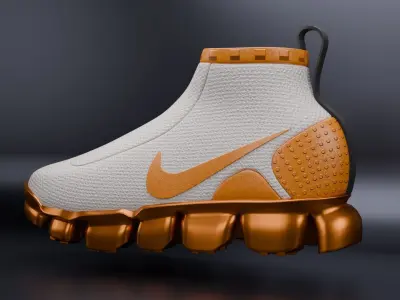 Nike vapor mars - Yellow 3D model