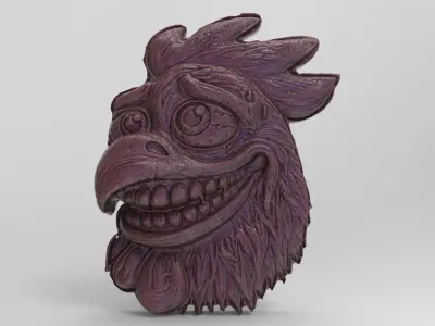 scary chick cnc  3D print model
