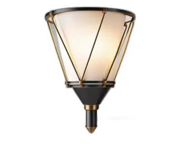 Art Deco Modern Luxury Wall Sconce Low-poly 3D model