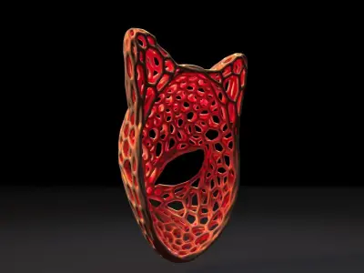 Fox mask 3D print model