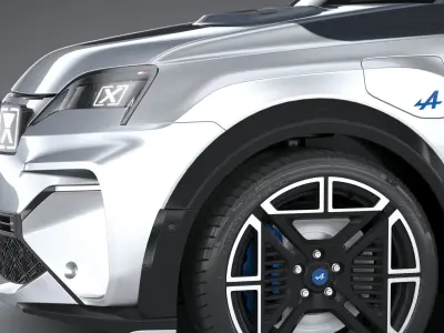 Alpine A290 2025 3D model