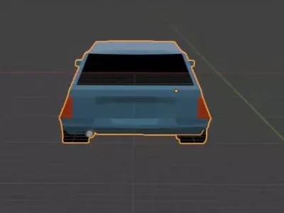 LOW POLY 3d cars Low-poly 3D model