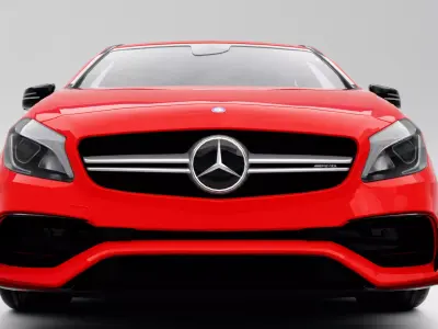 Mercedes-Benz A45 AMG 4Matic 2016 Low-poly 3D model