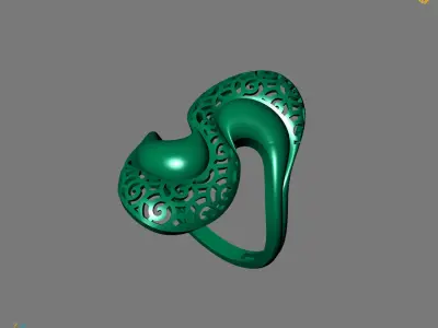Women Plain Ring Ready STL Models Womens Ring 3d models 3D print model order