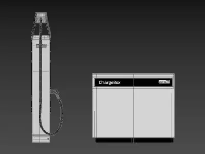 Ads Tec Ultra Fast EV Charging Station 3D model