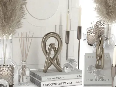 Decorative set 12 3D model