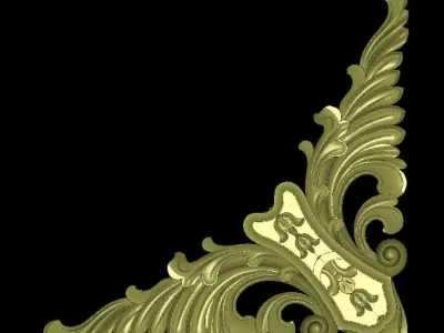 Classic decor 3D CNC print model 01 3D print model 02 3D model