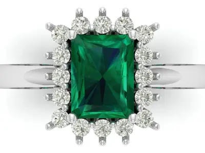 Engagement Ring Free 3D print model 4