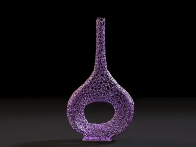 Decorative vases 3D print model purchase