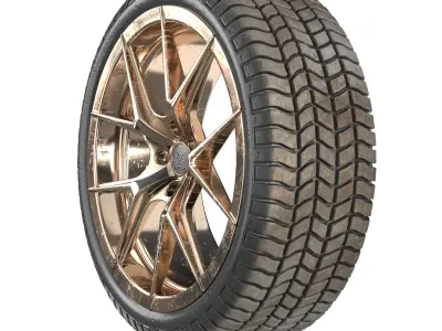 RimCar tyres for suzuki nissan altima 3D model