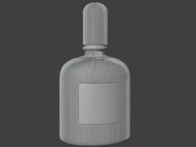 Tom Ford Orchid black perfume Free low-poly 3D model