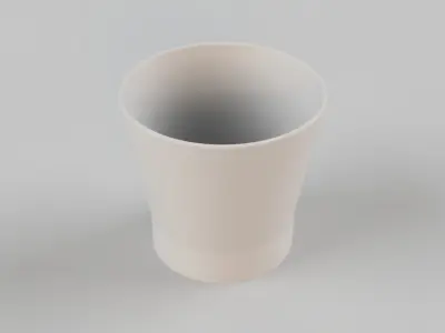 Plant Pot with screw on drainage catcher  3D print model