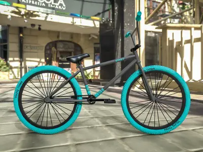 BMX Modell Middle Poly 3D model