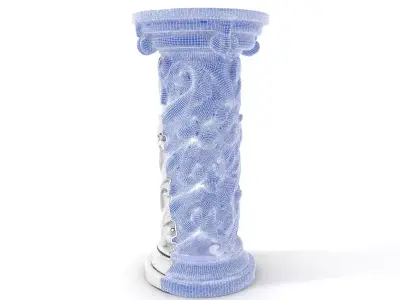 Elegant Marble Column model pack Low-poly 3D model