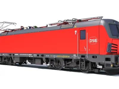 Siemens Vectron Danish Railways DSB 3D model