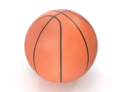 Basketball Ball Low-poly 3D model