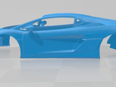 Temerario - Body Car STL Model 3D print model
