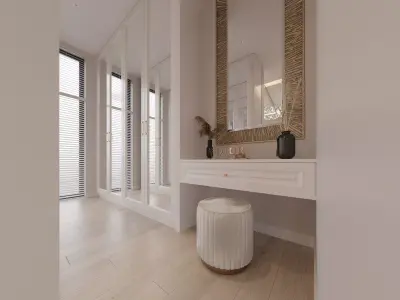 Modern Luxury Bedroom Interior 3D model