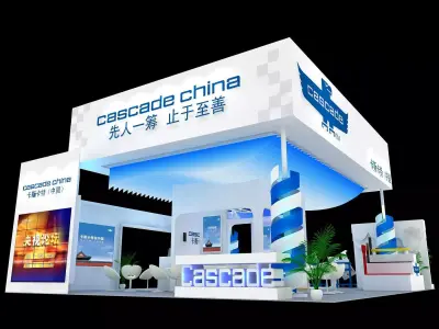 Booth - Area - 12X10-3DMAX2009-05 3D model