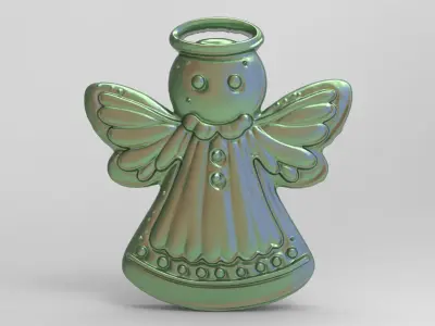Angle cookie decor  3D print model