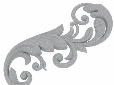 Carved decor 06 3D model 3D model