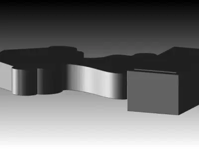 Robocon 2010 trophy Free 3D model