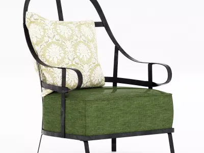 Baxter Chassis Armchair 3D model