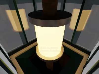 Semi Realistic Lighthouse 3D model