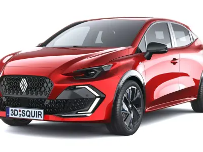 Renault Clio 2026 3D model