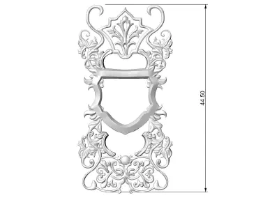Set Heraldry Pattern 1 3D print model