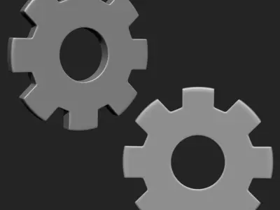 Steampunk Gears IMM Brush Pack 21 in One 3D model