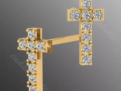 Earrings od76 3D print model