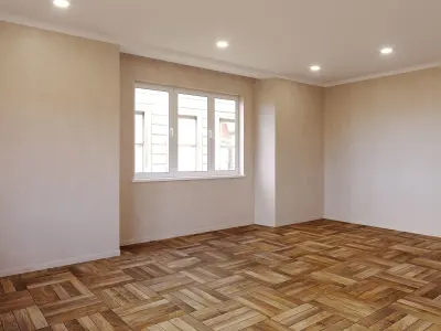 Empty interior 3D model