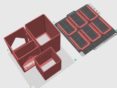 DIY Mini NAS Chassis 3D print model