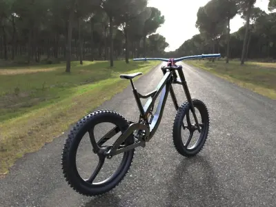 BIKE DownHill 3D print model