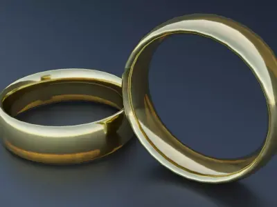 Golden Ring Free 3D print model