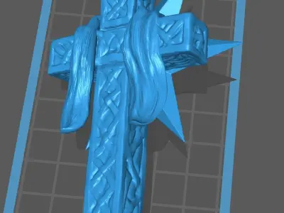 Cross Ornament  Free 3D print model