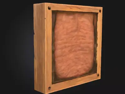 Bigfoot Offering Low-poly 3D model