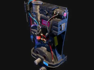 Proton Pack Ghostbusters 3D model