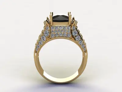 Fashion man ring popular in Asia Country R24 3D model