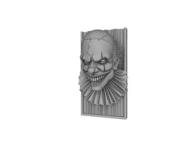 3D Printed Halloween Horror Man Wall Mount Decoration Piece 3D print model