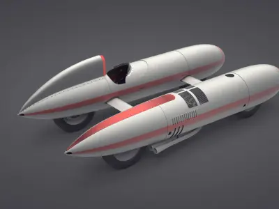 Gilera TARF 1948 - ENGINE included- 3D model