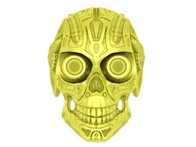 Luxury Skull Mens Ring  4057 3D print model